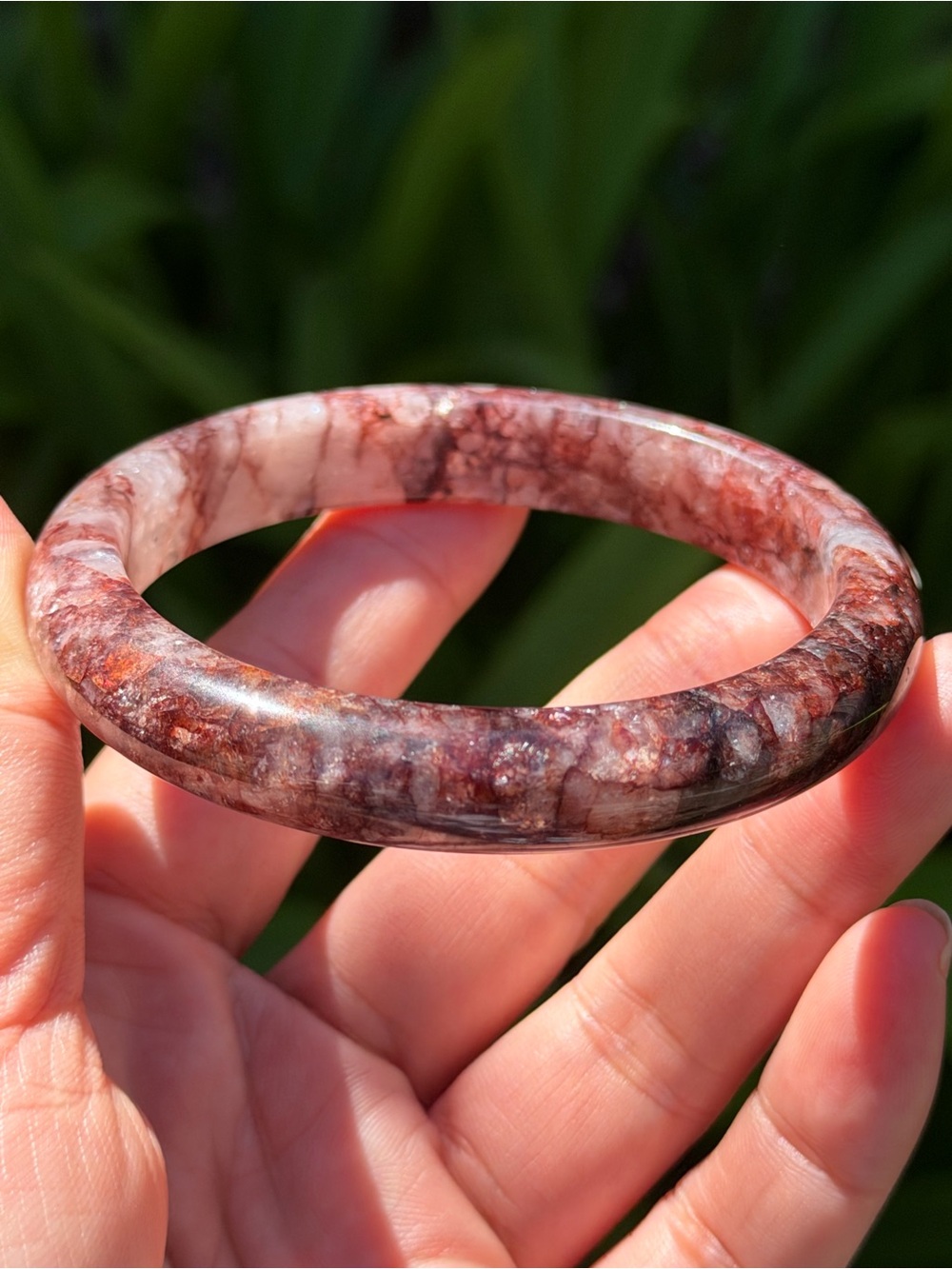 62mm inner diameter fire quartz‎ bangle 1659